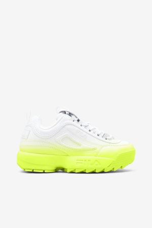 FILA Disruptor 2 Brights Fade Sneakers White / White,Womens Shoes | CA.LCVWNE725